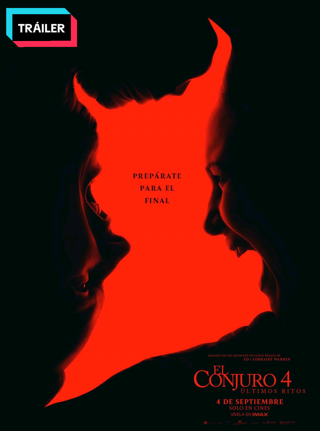 Tráiler de 'EL CONJURO 4: ÚLTIMOS RITOS', este será el último caso que investiguen Ed y Lorraine Warren tras enfrentar misteriosas entidades. #cine #cinema #peliculas #geek #horrormovie #horrortok #anabelle #theconjuring #terror 