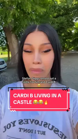 Cardi how is it so far? 🏰😂 Via: IG/iamcardib 
