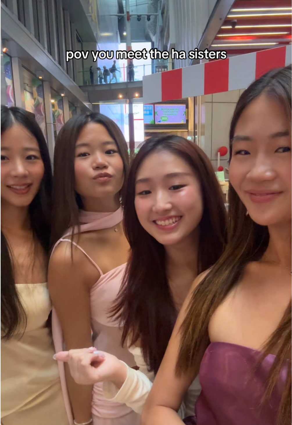 always a good day when i meet pretty girls @Evelyn Ha @Ericaha @Emily ha #hasisters 