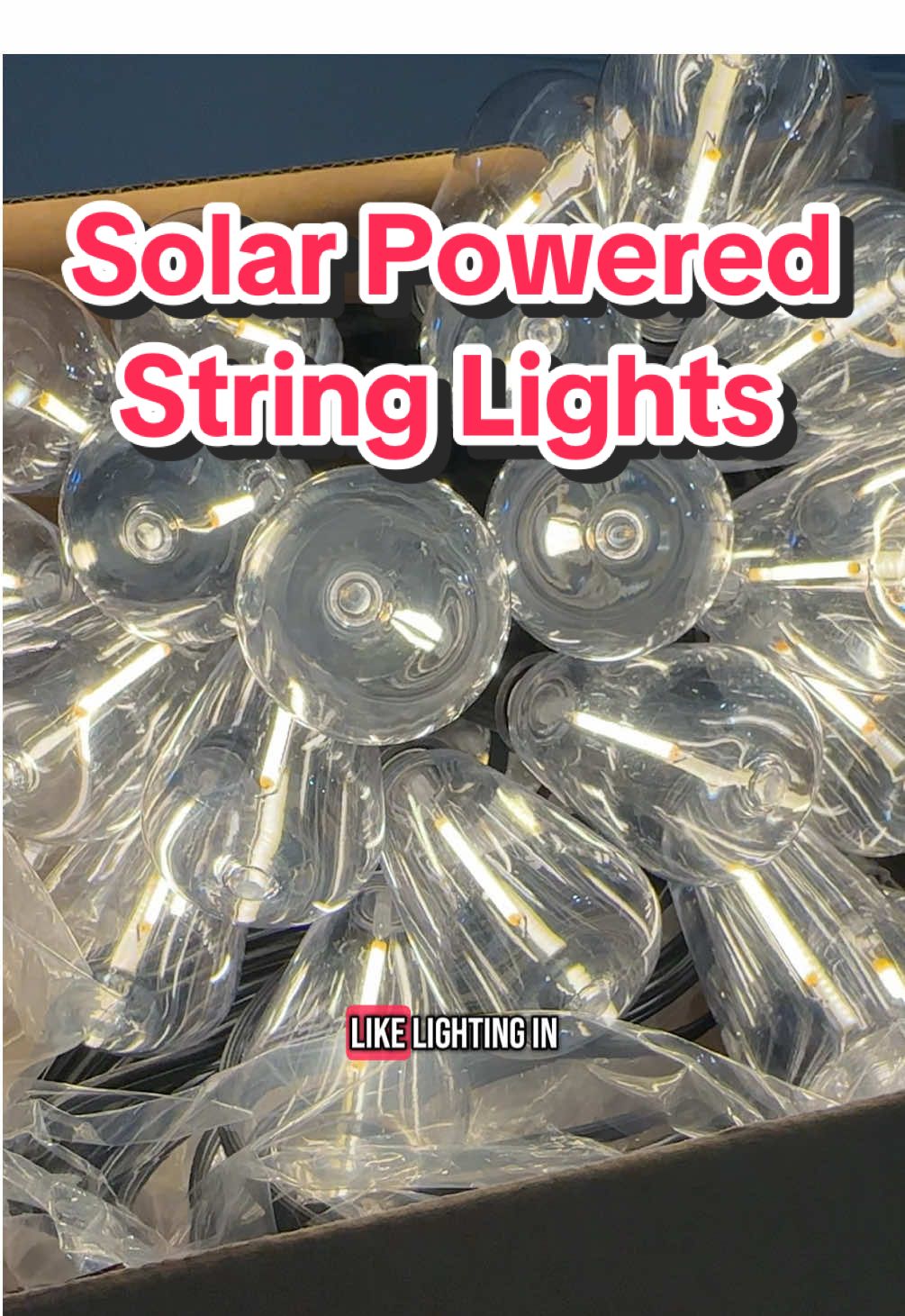Solar Powered String Lights for outdoors! I love the large light bulbs great if you don’t have a lot of outdoor outlets. These are a backyard must have. #solarstringlights #solarlights #solarlightsoutdoor #stringlights #backyardvibes #dealsforyoudays #blogaboutitall 