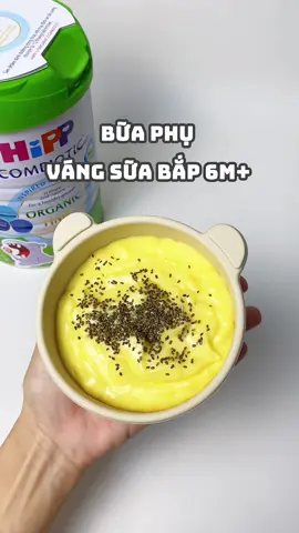Váng sữa bắp thơm ngon bé nào cũng mê đây nha các mẹ ơi #mebimsua #hipp #hipporganic 