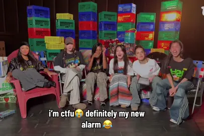 WAKE DF UPPPP 😂 (happy late bday to manon) @KATSEYE                                                #katseye #KATSEYE #fyp #katseye_sophia #katseye_daniela #katseye_lara #katseye_megan #katseye_yoonchae #katseye_manon #funny #lmaoo #funnyvideos #weverse #live 