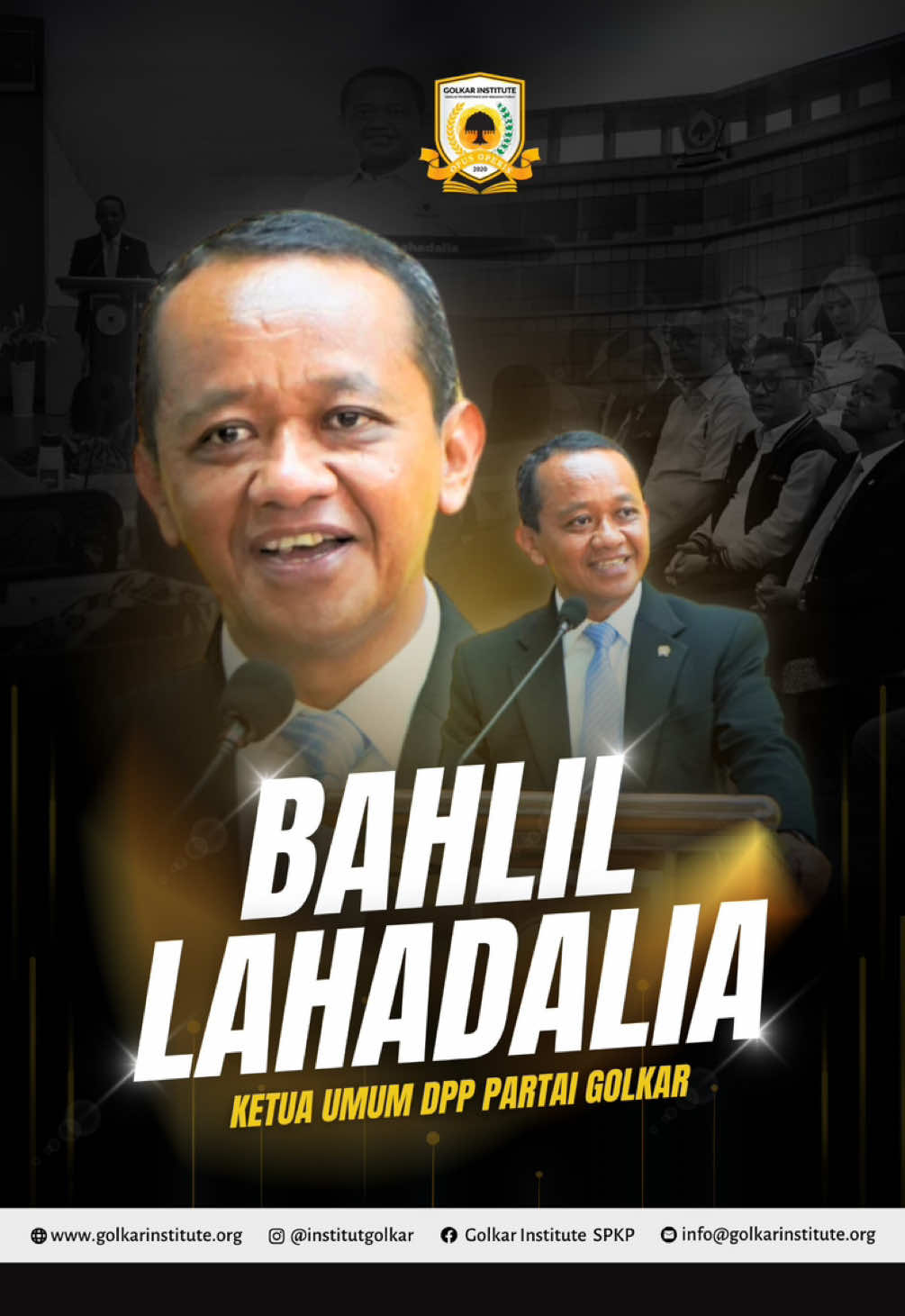 Pendidikan Politik untuk Kepemimpinan Politik yang Berkualitas! Bapak Bahlil Lahadalia, Ketua Umum DPP Partai Golkar sekaligus Menteri Energi dan Sumber Daya Mineral Indonesia, pada Pembukaan YPL 18 menyampaikan pentingnya pendidikan politik sebagai bekal lahirnya pemimpin politik yang berkualitas.  Pidato beliau menekankan pada hal kepemimpinan, proses juang, dan pentingnya anak muda untuk terlibat aktif di politik serta mengembangkan wawasan dengan ikut pelatihan Golkar Institute. Follow Golkar Institute untuk mendapatkan info seputar pelatihan angkatan selanjutnya! #GolkarInstitute #PendidikanPolitik #BahlilLahadalia 