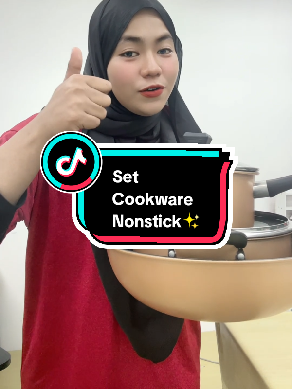 5 IN 1 SET PERIUK NON-STICK 🍲 Satu set boleh dapat 5 item tau 🥰, Nonstick pulak tu 🔛🔝 kalau korang nak lagi murah boleh join Live nanti ok 😉  Nak beli terus grab ja dekat bag kuning🛍️🛒 #periuk #nonstick #pan #cookware #masakansimple #setperiuk #kitchenware #fyp #fypviralシ #fypdongggggggg #gdealmy 