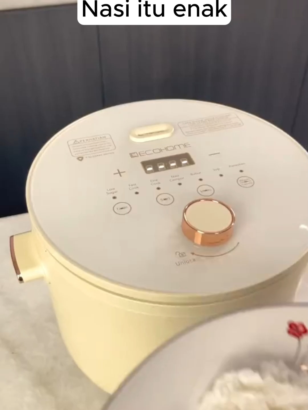 Ecohome Rice Cooker Low Carbo Less Sugar #RiceCookerLowCarbo #LowCarboRiceCooker #PenanakNasiLowCarbo #MasakSehat #NasiRendahKarbo #DietTanpaLapar #SolusiKarbo #RiceCookerSehat #MasakLowCarb #RiceCookerAntiKarbo
