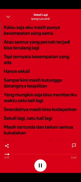 {Lirik lagu  