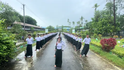 #Grade10#အထကပေါင် #အမျိုးသားအဆင့်သန့်ရှင်း၍စိမ်းလန်းစိုပြည်သောကျောင်း #လေ့ကျင့်နေရင်းမိုးရွာ😮‍💨 #today #trending #မြန်မာ့အားကစားကမ္ဘာကိုလွှမ်းရမည် #ရောက်စမ်းfypပေါ် @Nile @မောင်ကျော်🍫 @Lagun🤪🤍 