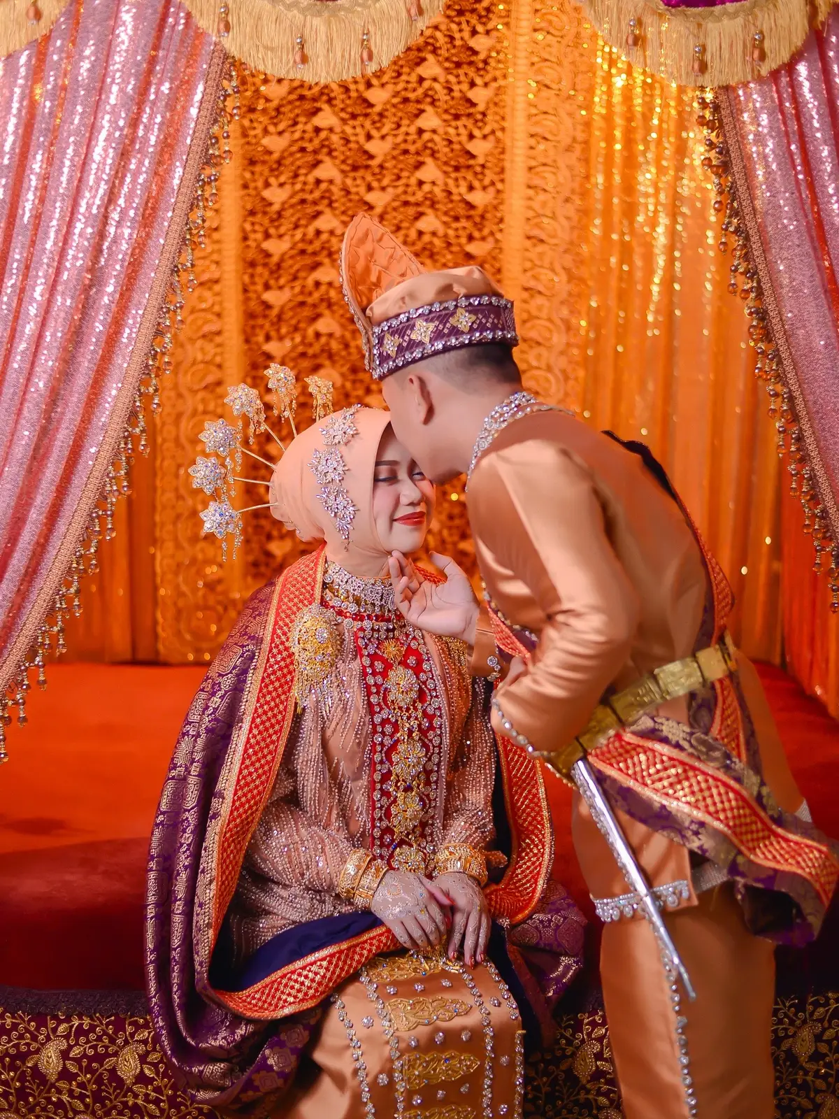 Akad nikah wearing wolimomo 🫶