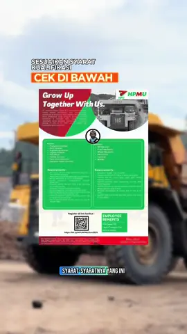 Membalas @Adi Purnama Putra Panggilan Buat Join Di PT. HPU Dan HPMU ALL SITE 🔥🔥🔥 #fyp #fypシ #foryoupage #tambangbatubarakalimantan #tambang #tambangbatubara 