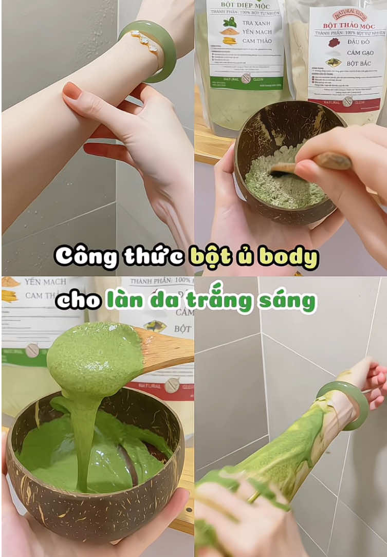 Ủ bột đi mấy bà ơi #ubot #review #duongdabody #bodycareroutine #trangda #botdaudo #bottraxanh #naturalglow #bottamtrang #hinireview 