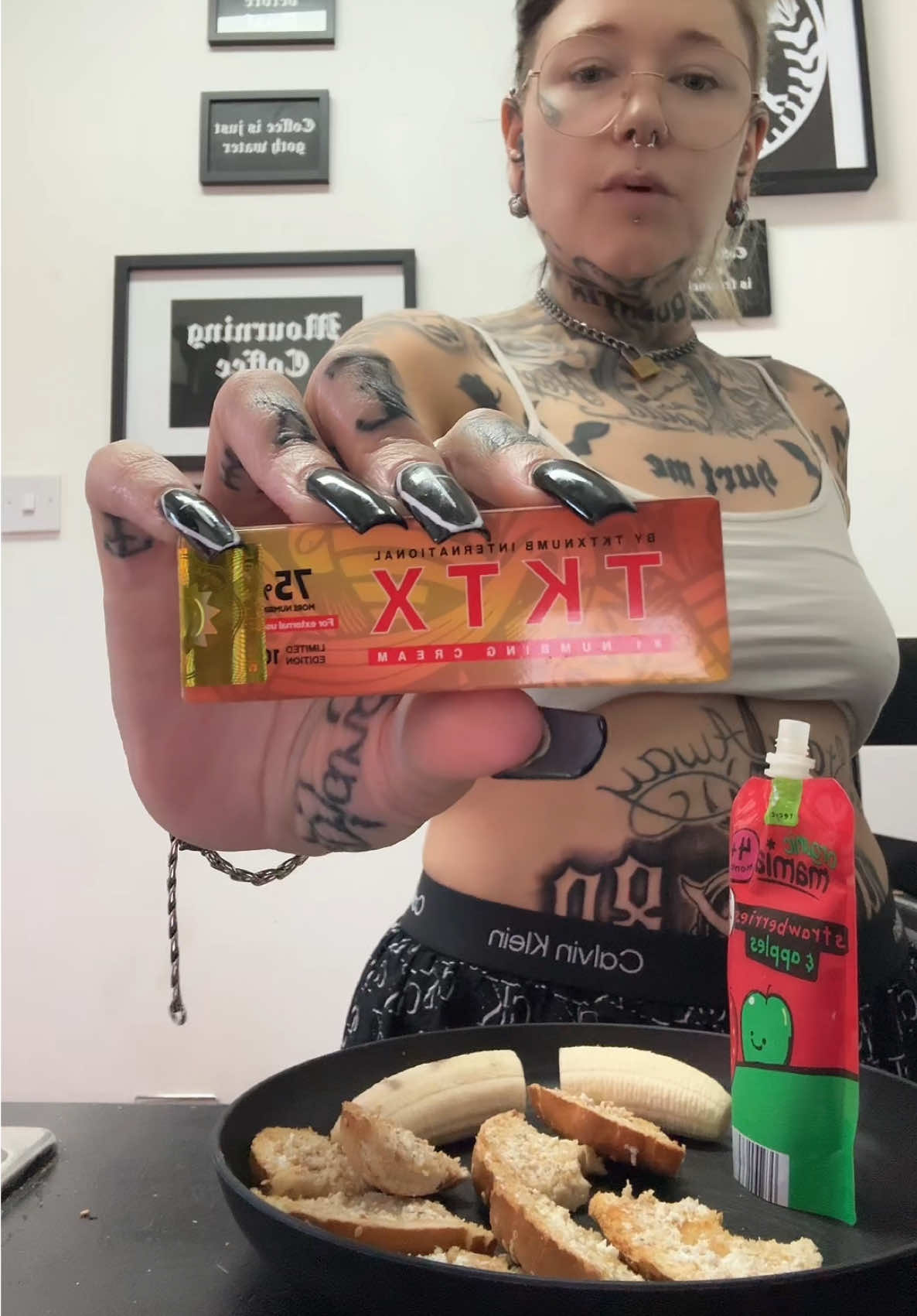 Replying to @Danielle Pigott The Best Numbing Cream @TKTX Official #altfam #fyp #foryoupage #tattoo #numbingcream 