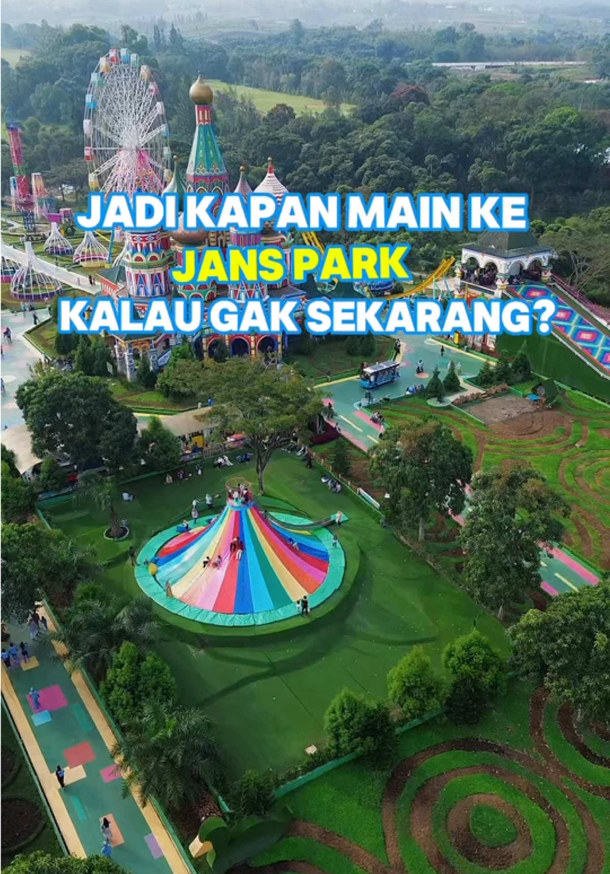 Jadi mau kapan sob,,? Mending buruan sekarang ke Jans Park, pakai member jans park dan beli TIKET HEMAT.. minjans jamin liburan mu selain Hemat bakal seru abisss☺️☺️✨ #janspark #jatinangornationalpark #cobakejanspark #tikethemat #sepuasnya #wisatamurah #libursekolah #libuan 