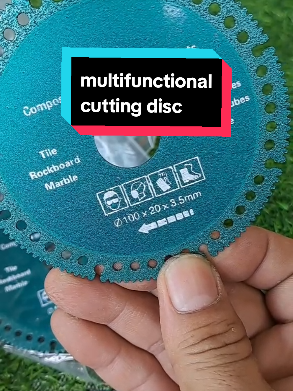 heavy duty multi functional cutting disc for wood,tiles,concrete and metal#heavydutycuttingdisc #cutting disc for wood#cutting disc metal#cuttingdisc concrete#tools and hardware#fyp #fypage @gomall.store 