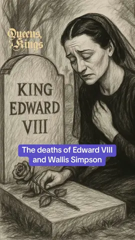 After the death of Edward VIII, the Duke of Windsor, Wallis Simpson was left alone and isolated. She was truly alone and taken advantage of in her final year.  Listen to all this and more on our deep dive into the life and times of Edward VIII on Queens, Kings & Dastardly Things. Available now, wherever you get your podcasts. #poitics #royalfamily #royals #king #podcasts #uk 