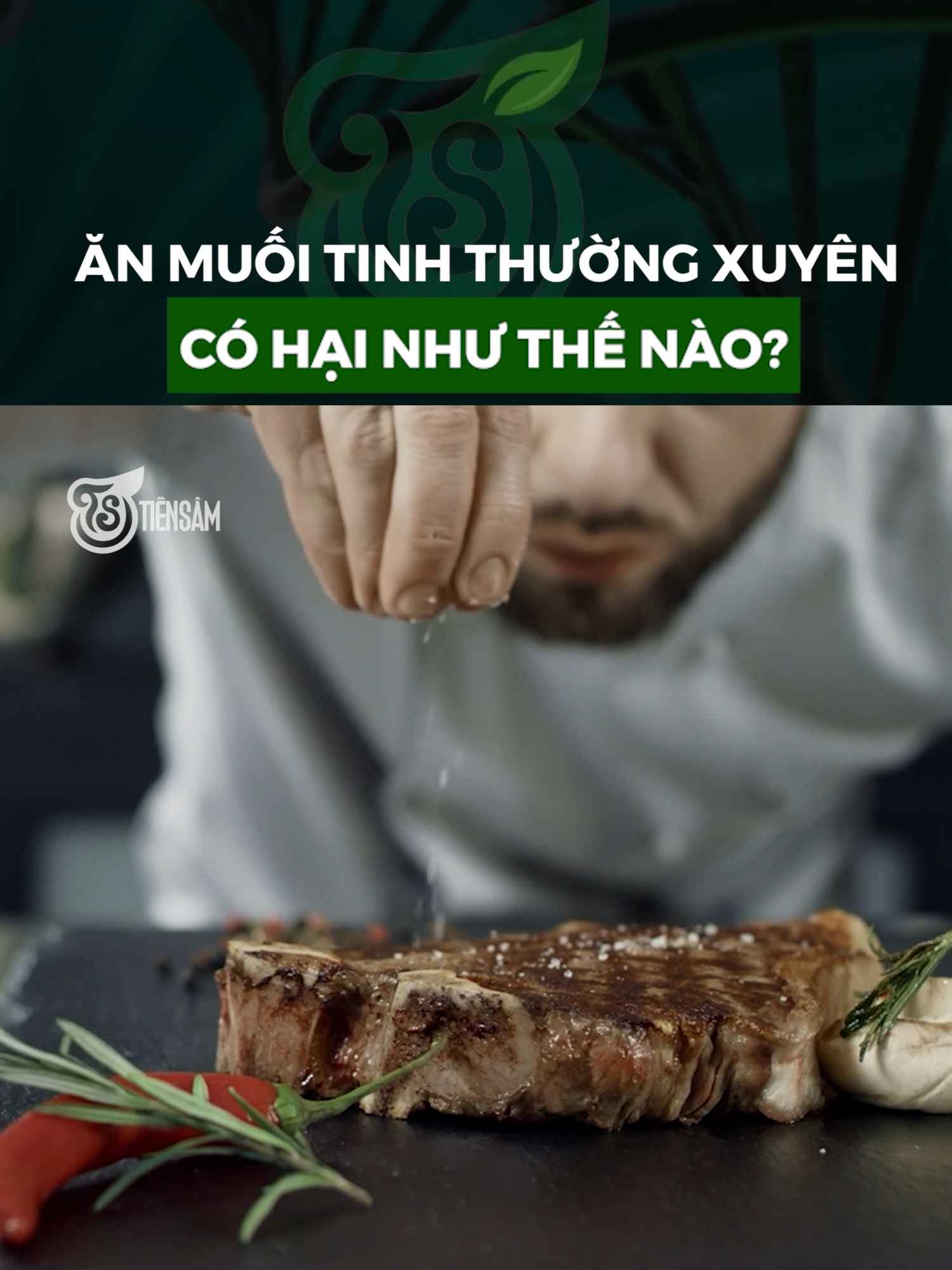 Ăn muối tinh thường xuyên có hại như thế nào? #tiensam #suckhoe #viral #songlanhmanh #chualanh #leanontiktok #xuhuong #thucpham #muoitinh
