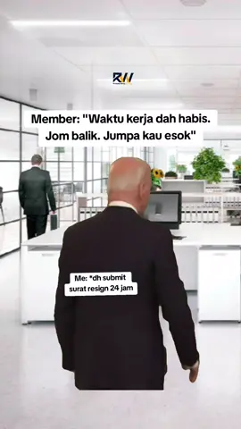 Balik kerja. Esok tak datang dah #DuniaKerja #workplacehumor #corporatehumor #corporatelife #workplaceproblems #ServisResume #resumeservices 