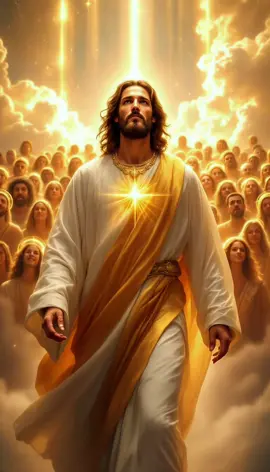 Jesus Walks with Saints in Heaven | A Promise of Eternal Glory ✨  #jesus #viral #heaven #city #people #clouds #paradise #explore #reels #jesuslovesyou #fy #fyp #foryou #trendingvideo
