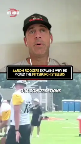 Aaron Rodges explains why he picked the Pittsburgh Steelers #fyp #fypシ #nfl #nflfootball #nfldraft #nfltiktok #nflmemes #aaronrodgers #steelers #pittsburgh 