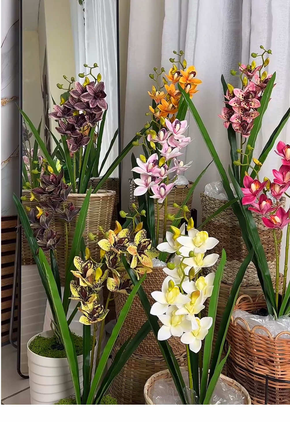 Artificial Orchid On Sale!#artificialflower #orchid #homedecor #homedecorideas 