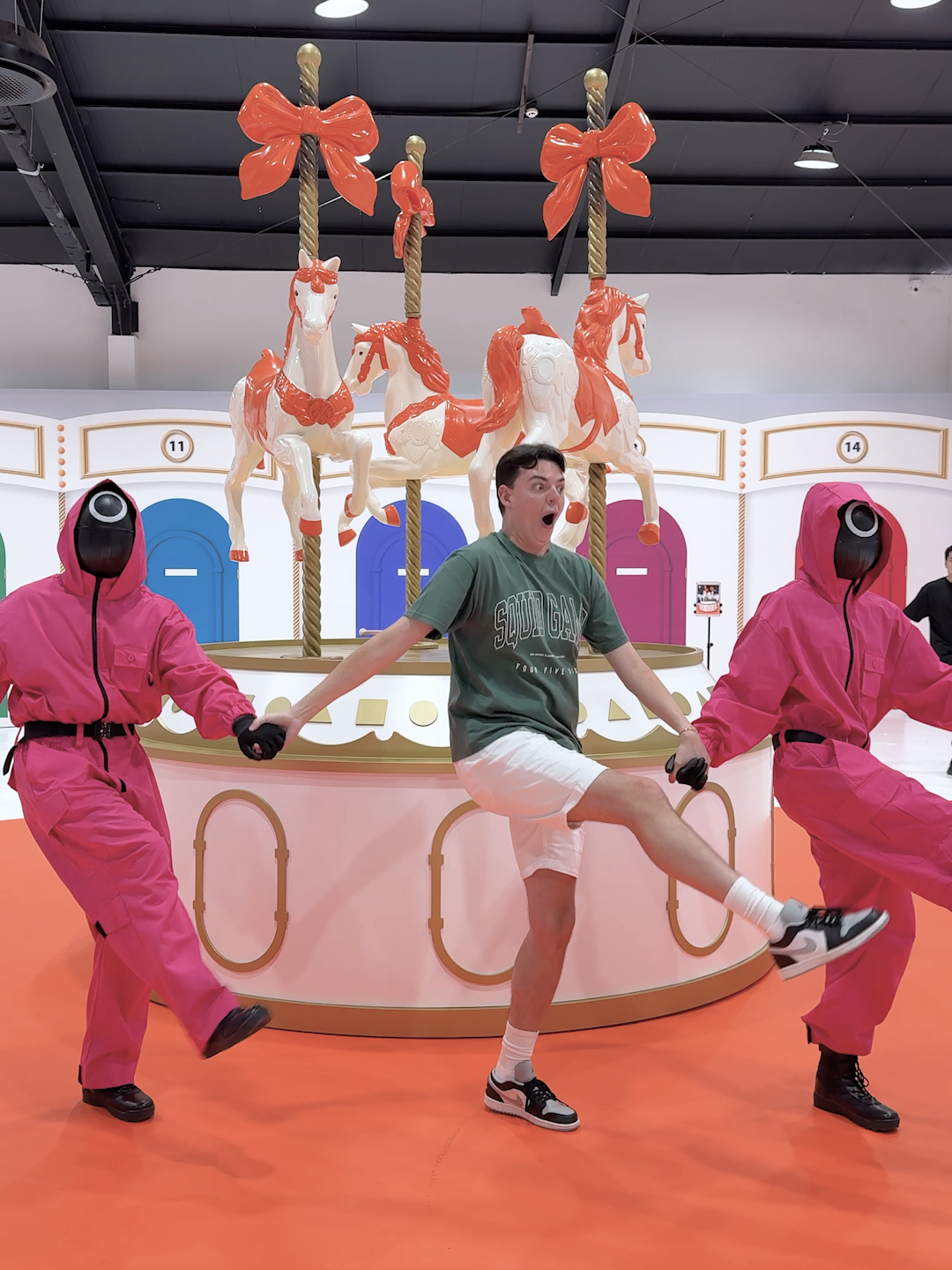 dancing to survive the emotional damage of episode 2. Squid Game Season 3, now playing. #SquidGame #Mingle