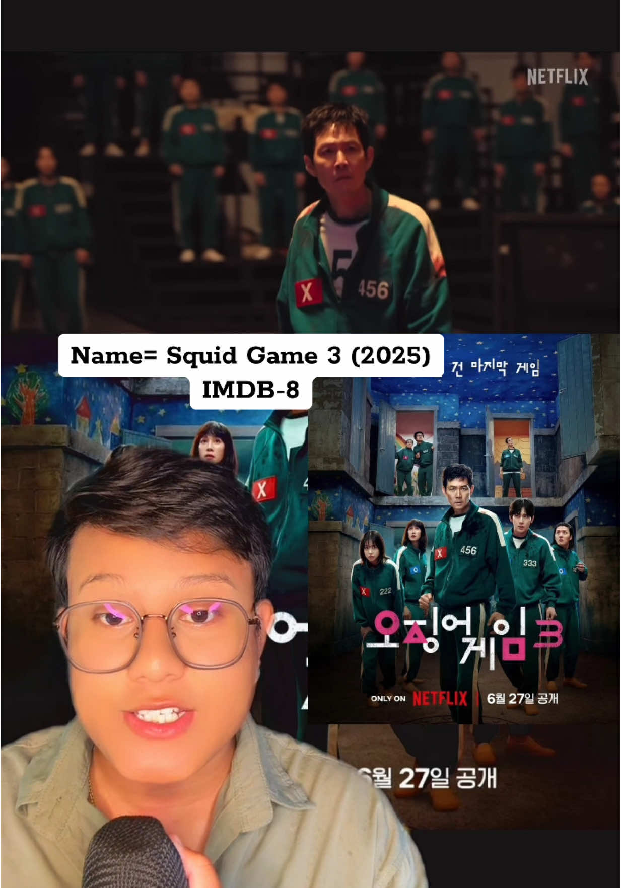 Squid Game 3 ထွက်ပြီနော်❤️#squidgame3 #squidgame #netflix #thriller #series #khanthtookyaw #movierecommendation #thebestmovie #2025 