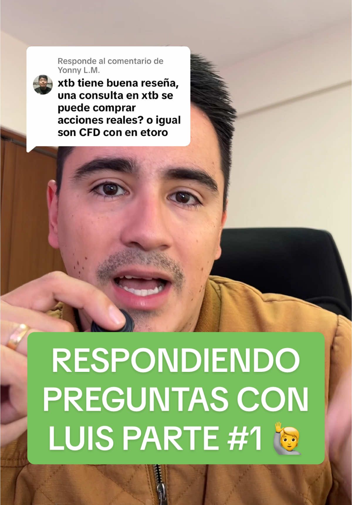Respuesta a @Yonny L.M. RESPONDIENDO PREGUNTAS CON LUIS INVERSIÓN Y FINANZAS parte #1 