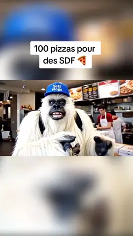 Les gars aujourd'hui j'ai commandé 100 pizzas. #Vlog #bigfoot #pourtoi #france #belgique #ia #fyp 