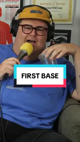 Redefining first base 🏟️🍆🤣 #firstbase #thedownsidepod #podcastclips #funny #standupcomedians 