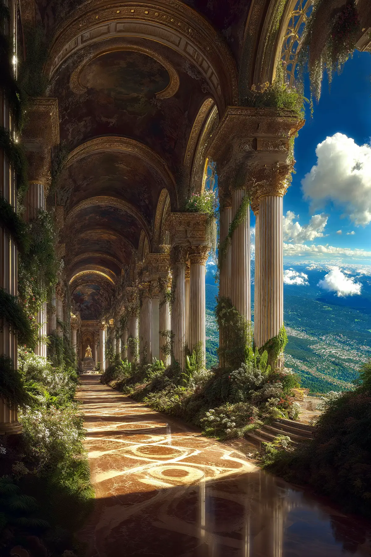 #breezechai #spacecathedral #dreamyvisual   #aiartwork #epicvisuals #ambientart   #surrealarchitecture #visualjourney #foryou