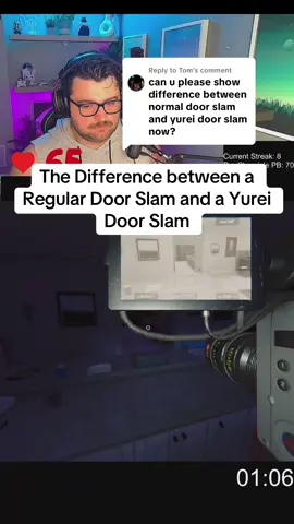 Replying to @Tom Yurei vs Regular Door Slam #phasmophobia #chronicle #yurei #doorslam #horror #ghosts 