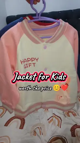 sobrang ganda ng quality ✅ maganda ang tela at tahi ✅ perfect this rainy season! so check ✅✅✅ #jacketforkids #varsityjacket #jacket 