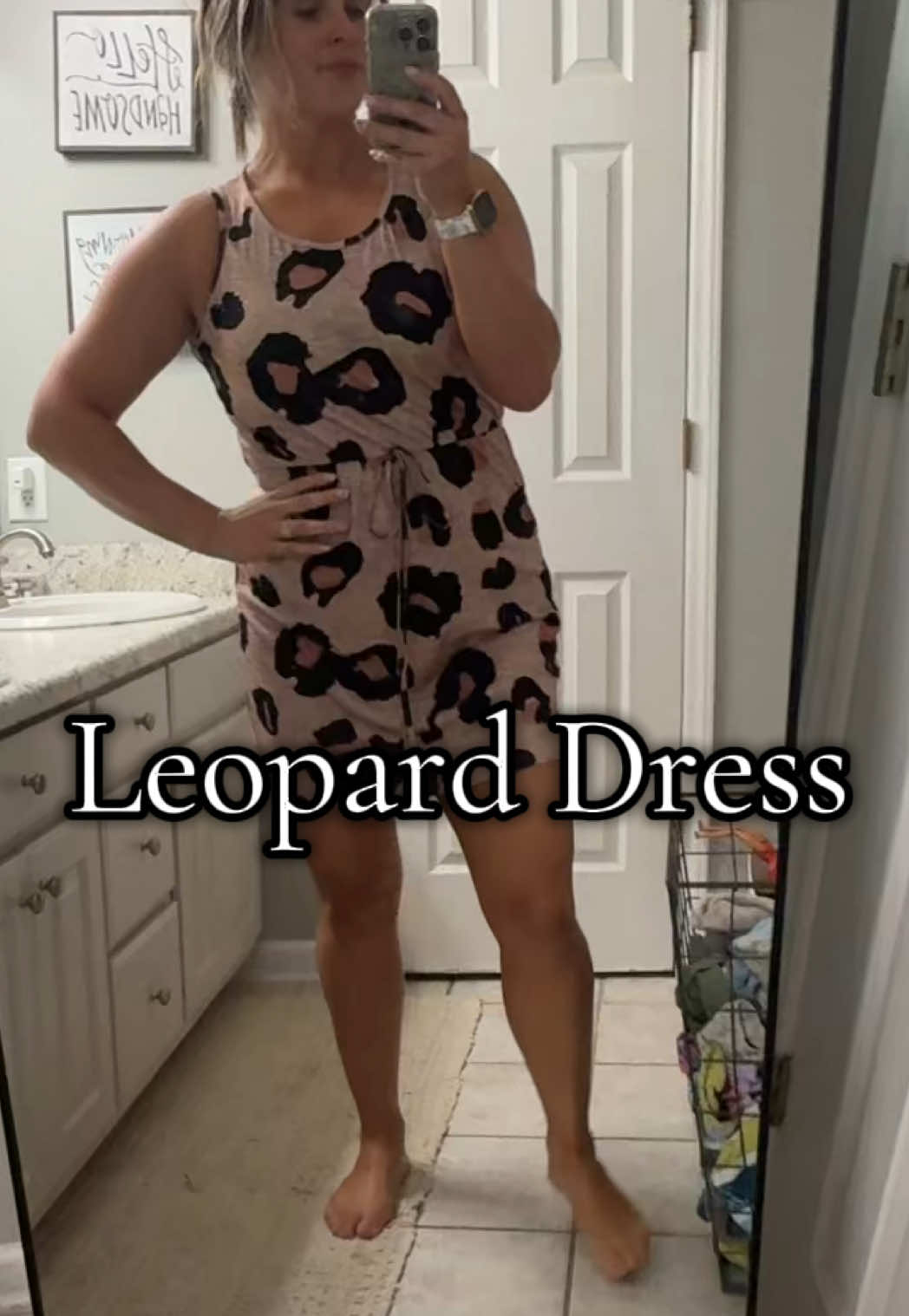 Summer Leopard Print Dress 