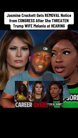 Jasmine Crockett Gets REMOVAL Notice from CONGRESS After She THREATEN Trump WIFE Melania at HEARING #trump #news #breakingnews #2anews #politics #democrats #usa #fyp #jasmine #jasminecrockett #wife #melania #donaldtrump 