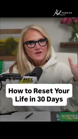 Feeling lost? Try this 30-day reset to change your life... Pick ONE part of your life that makes your stomach drop. The job you hate, loneliness, a health rut, and turn it into a 30-day experiment. For 30 days show up to your job like a pro, text first, or move your body for 30 minutes. This episode of The Mel Robbins Podcast is out now! 🎧 