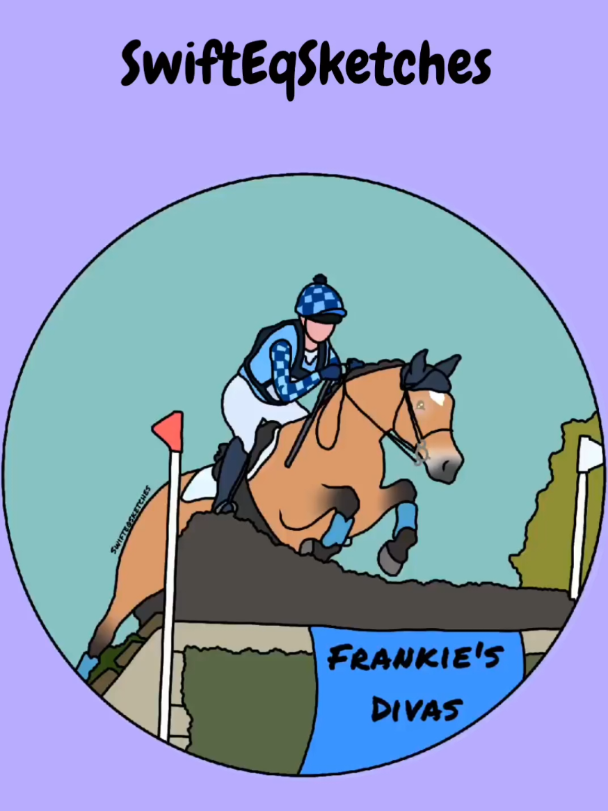 @franks . Technically not a follower but. I do love this duo so wanted to include them 😂 I will have the occasional non follower included just if I spot a pfp I really like . #Horses #Horse #HorseRiding #HorseRider #HorseArt #Ponies #Pony #SwiftEqSketches 