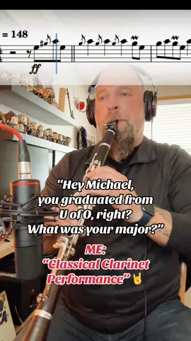 GO DUCKS! I did graduate from the University of Oregon with a degree in classical clarinet performance and I still use that education today. #freebird #lynyrdskynyrd #coversong #guitarsolo #guitar #solo #talent #impressive 