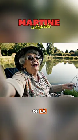 Martine à la pêche ! 🎣 #veo3 #veo #ai #Vlog #vlogs #humour #drole #mamisdetiktok 