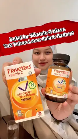 Vitamin C tak tahan lama dalam badan ke?🤔#Flavettes #VitaminC #NutriSkincare #halal #TikTokEssentials #BerseriSeriFlavettes  #oralsupplements #TikTokPromote #jomlokal