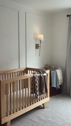 Love his little room 🤍☁️ #boynursery #nurserydecor #nurserytour #nurserytour #nurseryreveal #nurseryinspo #boyroom #fyp #foryou #fypシ 
