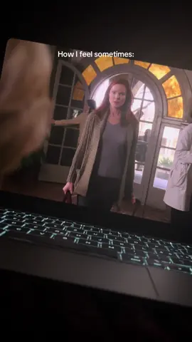 With smile on her face #mentalbreakdown #breevandekamp #desperatehousewives #series #netflixseries #disney #fyp 