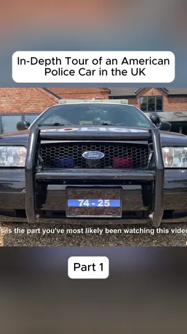 In Depth Tour of an American Police Car in the UK #Police #Car #UK