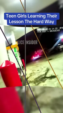 Teen Girls Learning Their Lesson The Hard Way #cops #copsoftiktok 