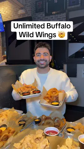 Bottomless appetizers at Buffalo Wild Wings 🤯 #buffalowildwings #fastfood 
