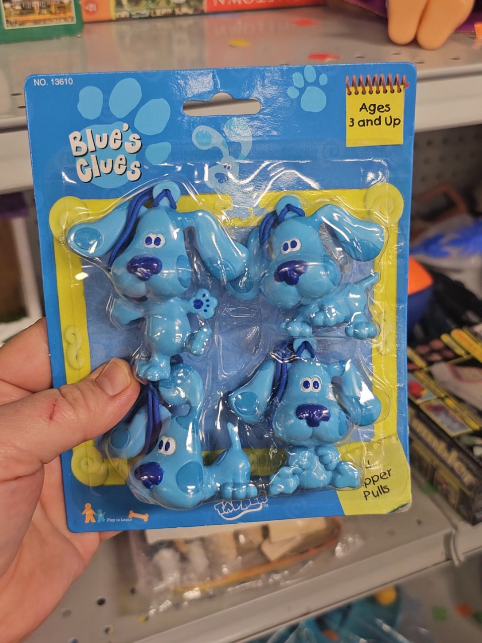Thrift with me! I found some Blue Clues from 2000. 