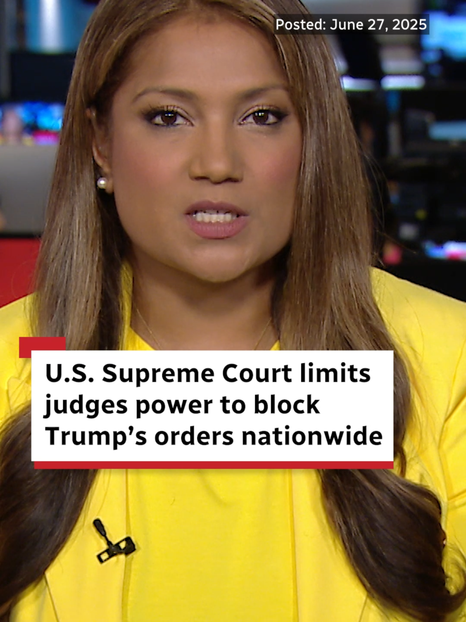 In a 6-3 ruling, the U.S. Supreme Court has limited the power of federal judges by restricting their ability to grant broad legal relief in cases involving U.S. President Donald Trump’s executive orders. #DonaldTrump #ExecutiveOrders #BirthRightCitizenship #US #News #CBCNews