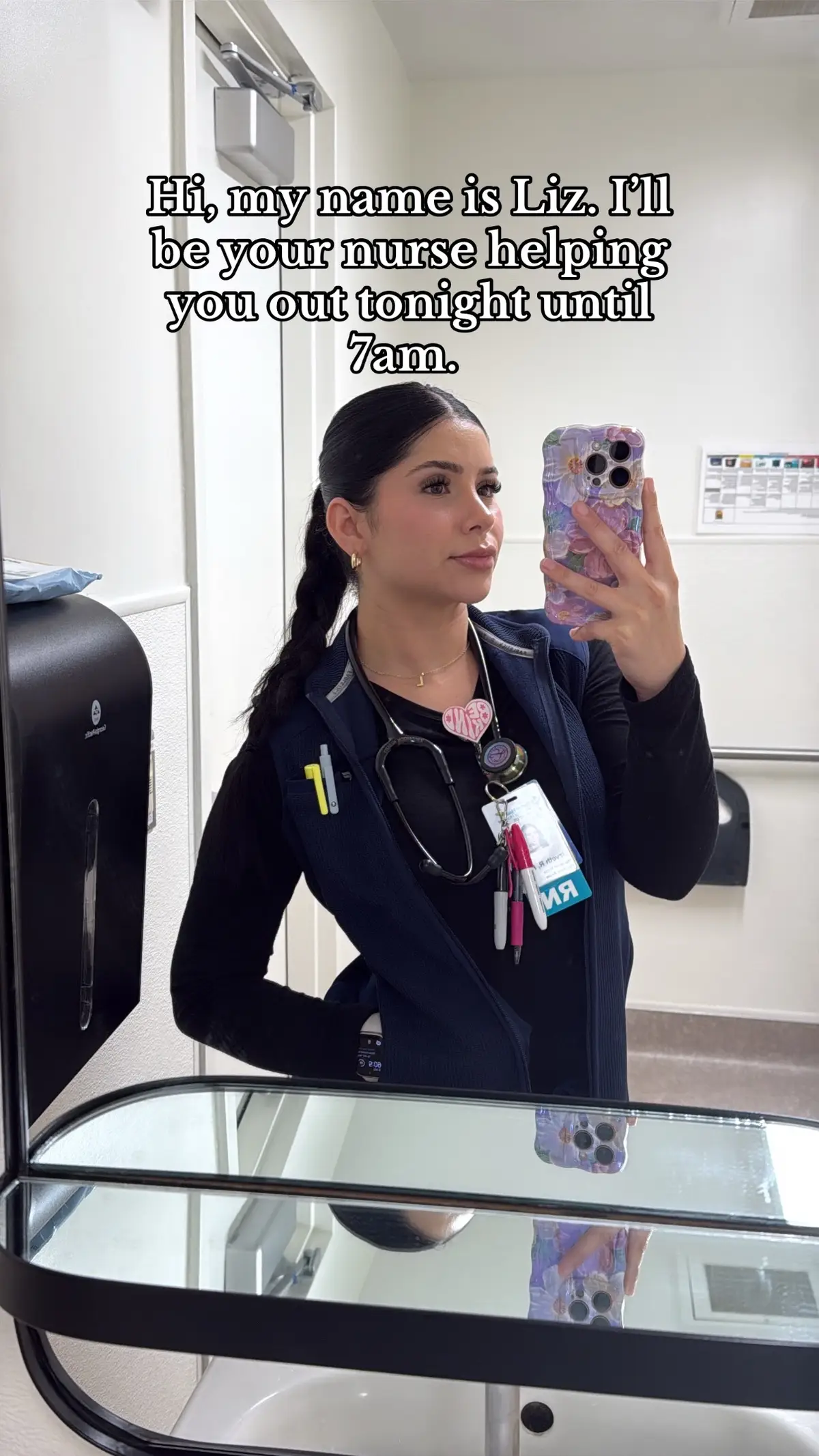 Healing & Glowing up my patients one day at a time 🩷 #nurse #nursing 