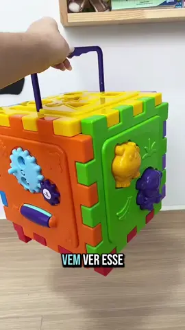 Brinquedo Educativo Cubo Mágico Grande Didático Infantil  #kids #infantil #mamae #achadinhosshopee #achadinhosshopee #brinquedos 