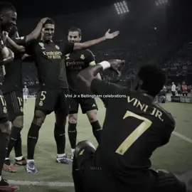 Their celebrations are so cold || #vinijr #bellingham #celebrations #realmadrid #ucl #foryoupage #footballedit 