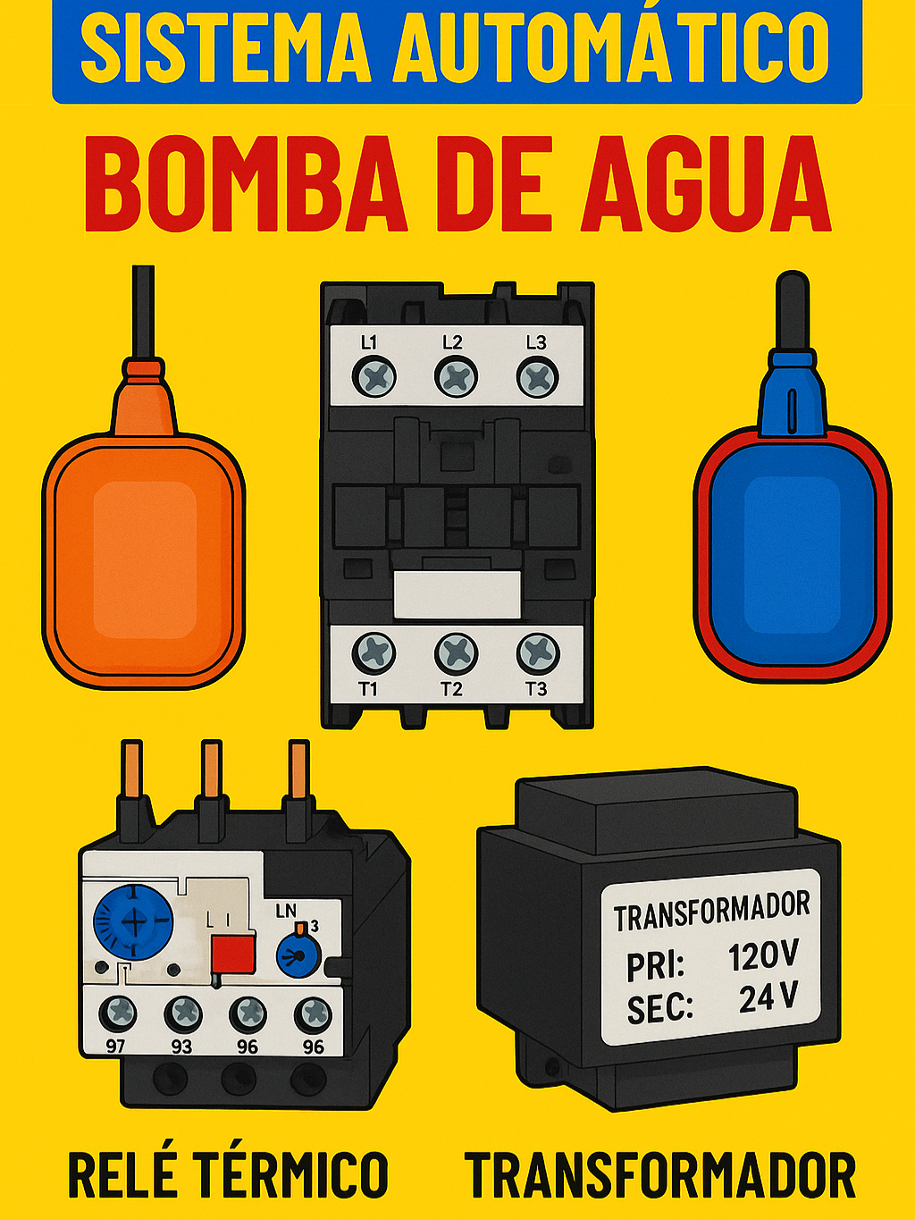 👉 Aprende cómo conectar un sistema automático para bomba de agua con contactor, transformador, relé térmico y dos electroniveles. ¡Ideal para proteger y automatizar tu tanque elevado!  #ElectricidadDomiciliaria #BombaDeAgua #Contactor #SistemaAutomático #ReleTérmico #Transformador #Electroniveles #ElectricistaTikTok #InstalacionesEléctricas #AprendeElectricidad #automatizacionindustrial #motorelectrico #electricistaPeru #ElectricistaTrujillo #BombaDeAguaPeru #AutomatizacionPeru