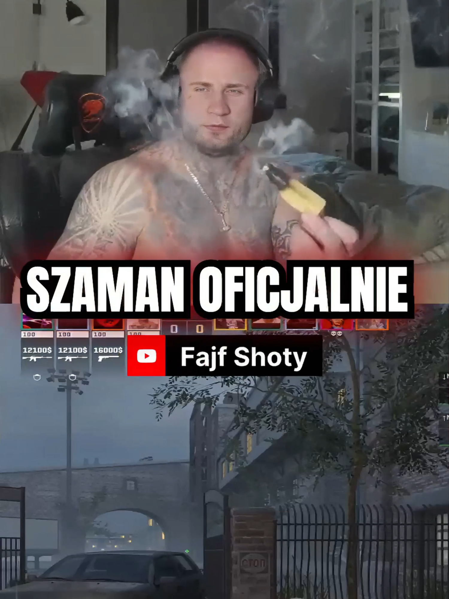 Szaman Oficjalnie 🔮🧙‍♂️  #cs2 #csgo #twitch #szeli #szeliga #shorts #fajfshoty #fajf #dc
